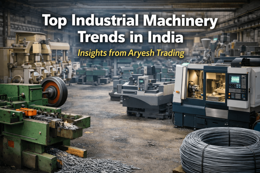 Top Industrial Machinery Trends in India – Insights from Aryesh Trading