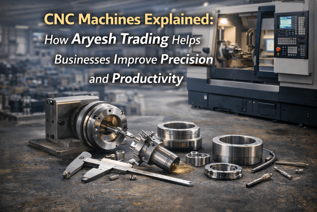 CNC Machines Explained: How Aryesh Trading Helps Businesses Improve Precision and Productivity