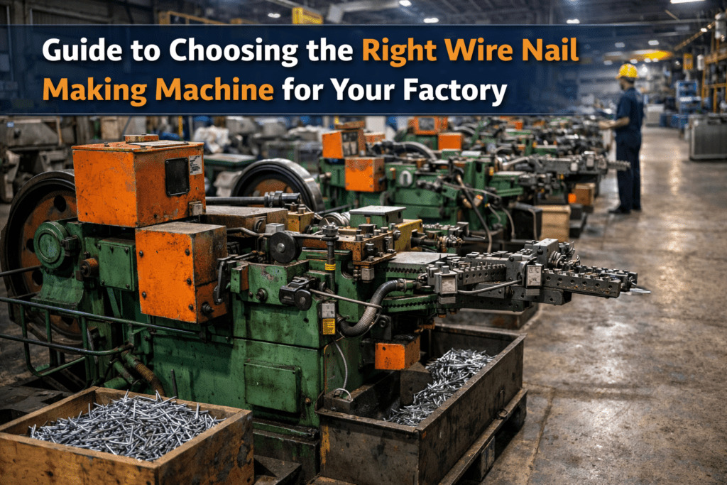 Aryesh Trading’s Guide to Choosing the Right Wire Nail Making Machine for Your Factory
